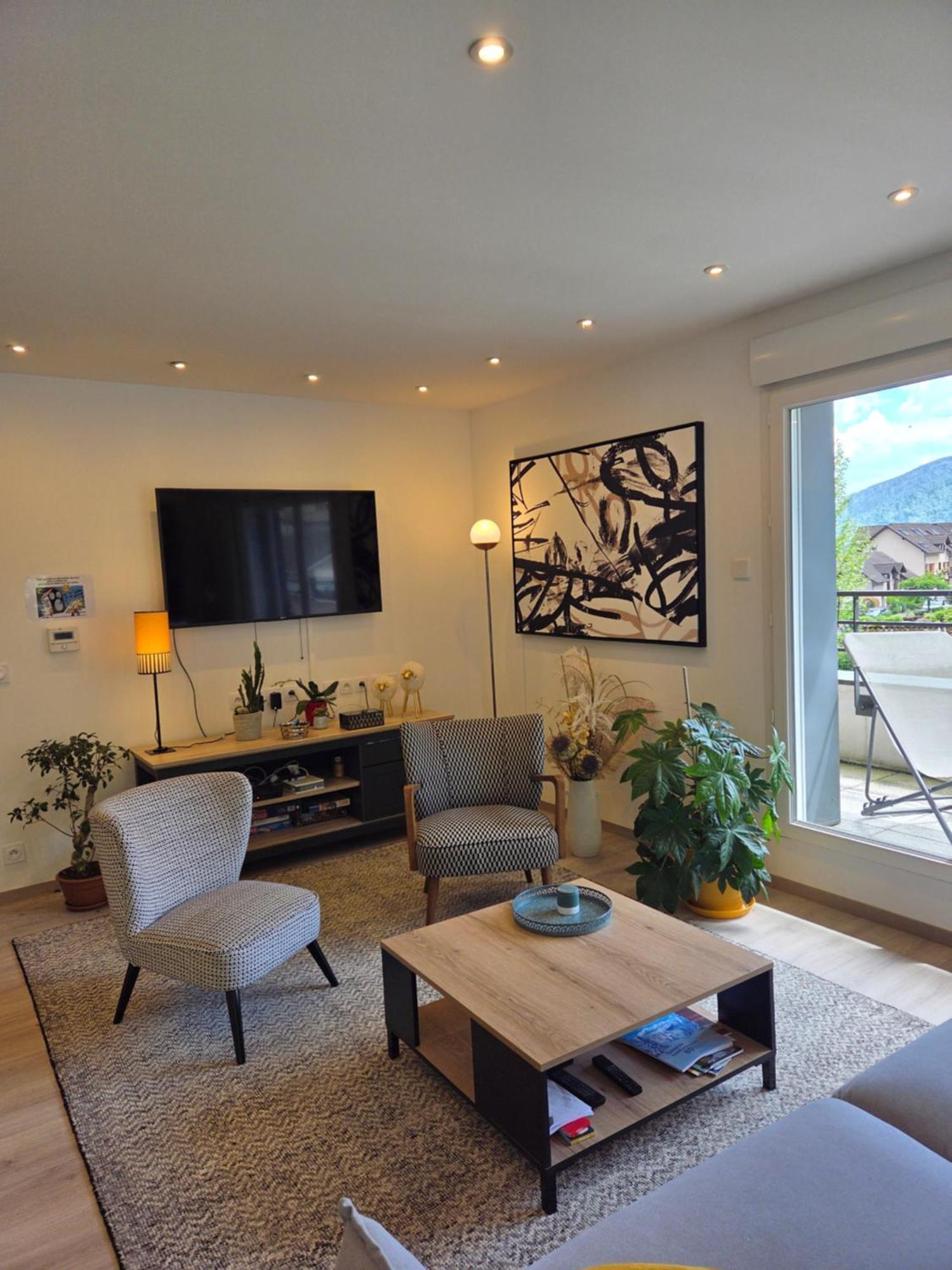 Entre Lac Et Montagne - T4 Centre Sevrier Lac D'Annecy المظهر الخارجي الصورة